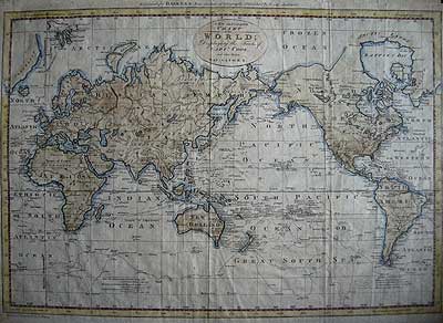 Bowen Roberts Map of the world